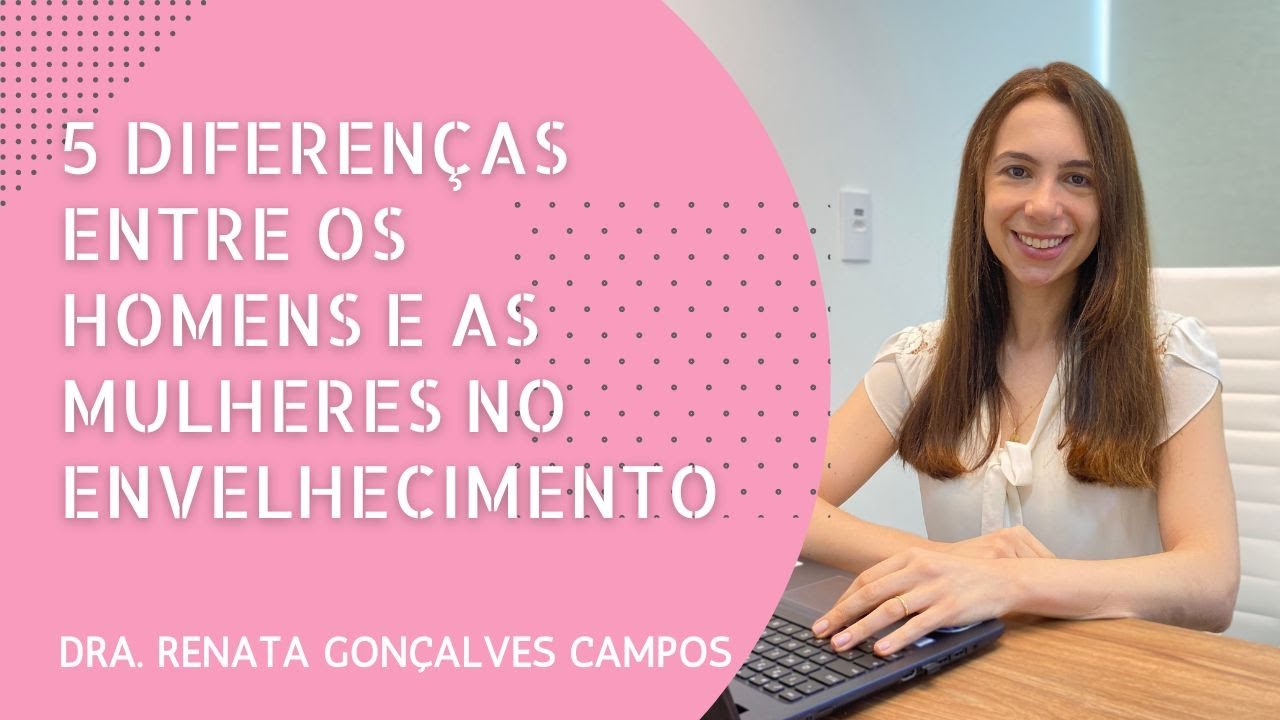 5 Diferenças entre os homens e as mulheres no envelhecimento