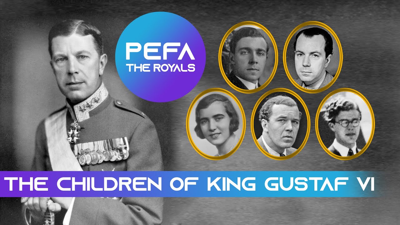 The Children Of King Gustaf VI (Texts with pictures)