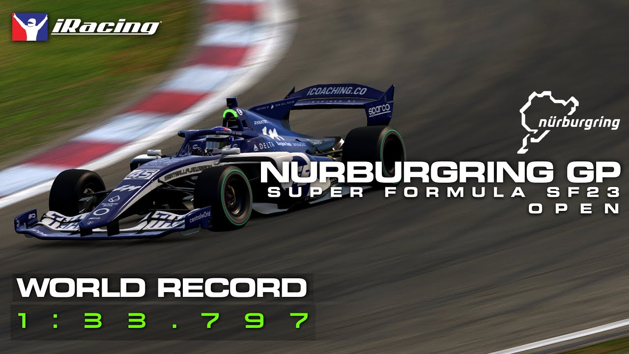 iRacing Super Formula Open | 2026 S1 Nurburgring GP Qualifying World Record (1:33.797)