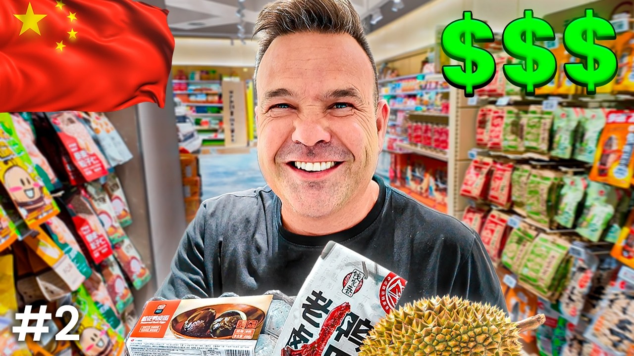 Un Día Comprando y Probando Productos en China
