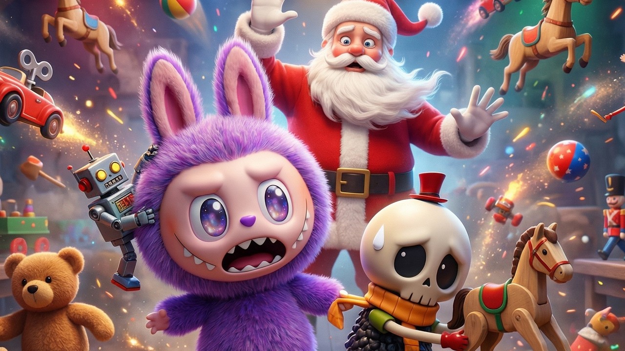 Labubu & Tycoco Save Christmas! 🎅✨ Santa's Secret Workshop Adventure! 🎄🌟