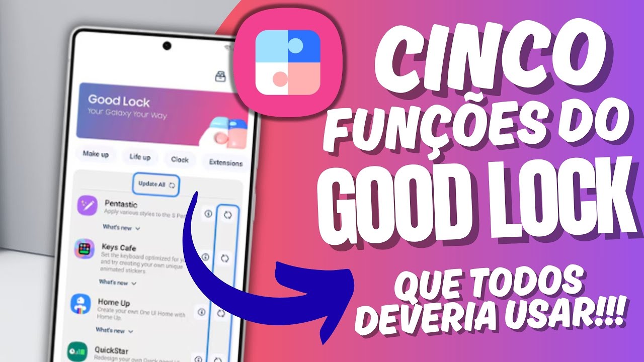 ✅TOP 5 Funções do GOOD LOCK que Todo Mundo Deveria Usar AGORA! Atualizado...