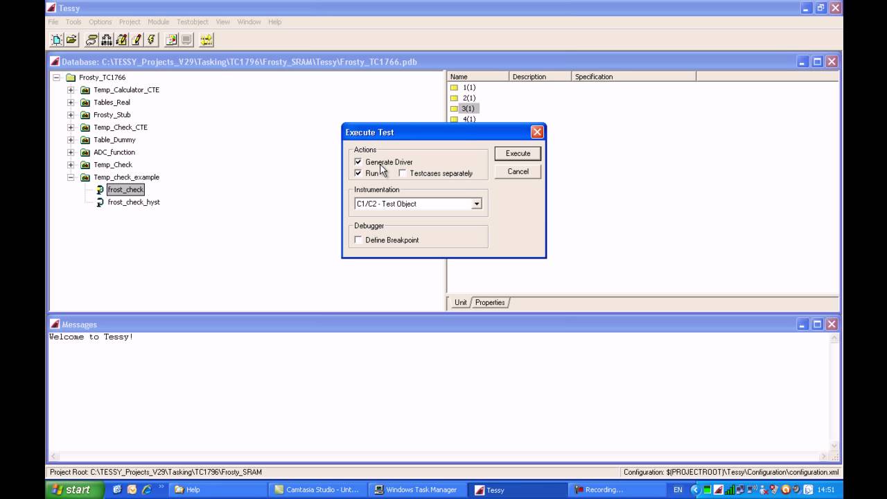 TESSY - Generating Help Support files for TESSY