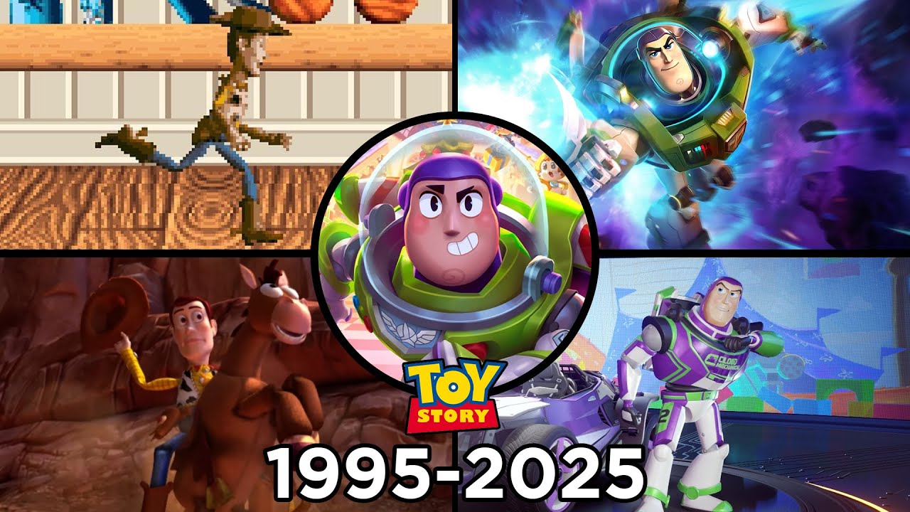 Эволюция игр «История игрушек» (1995–2025)