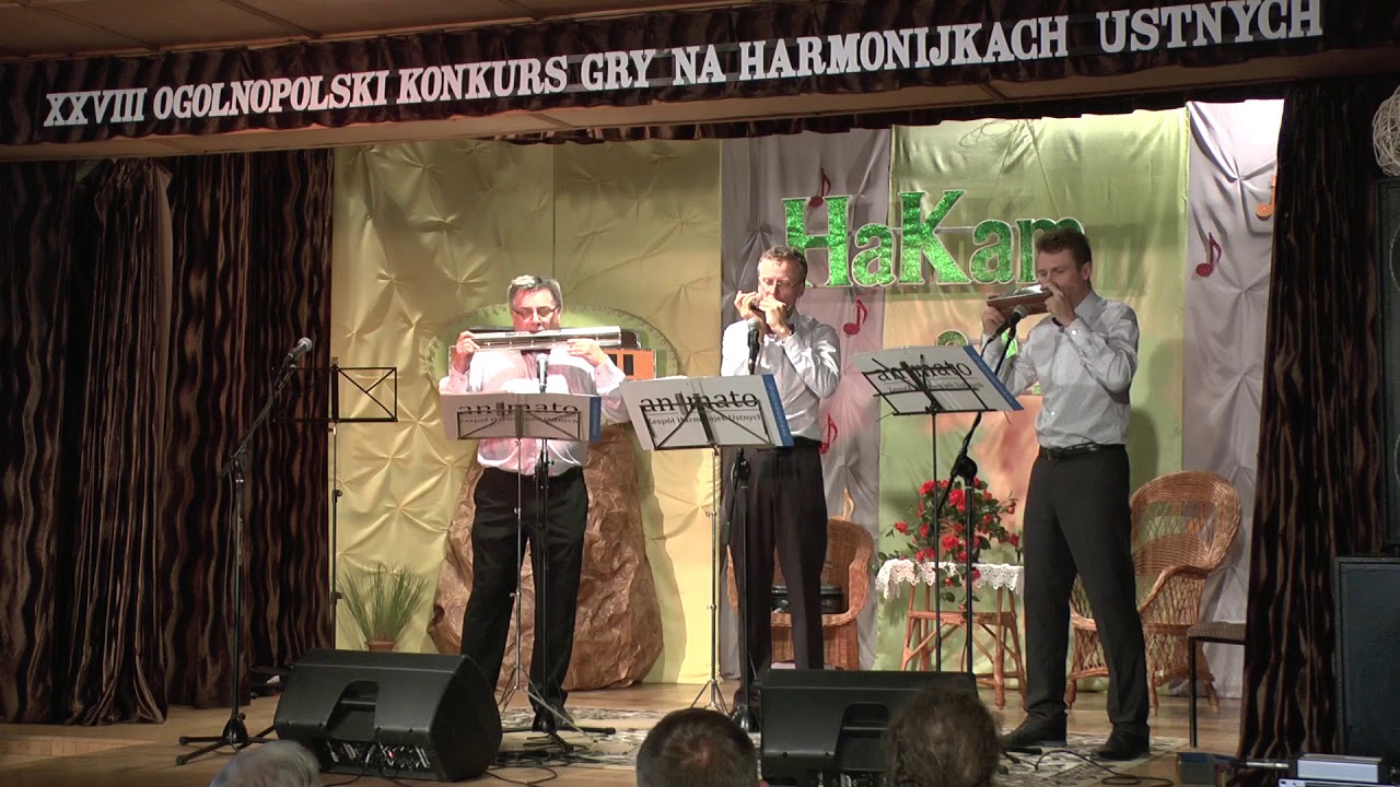 Wochenend und Sonnenschein, der Evergreen gespielt vom Mundharmonika-Trio Animato