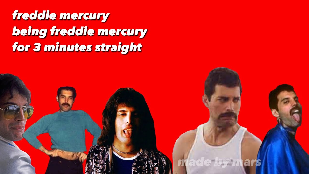 freddie mercury being freddie mercury for 3 minutes straight