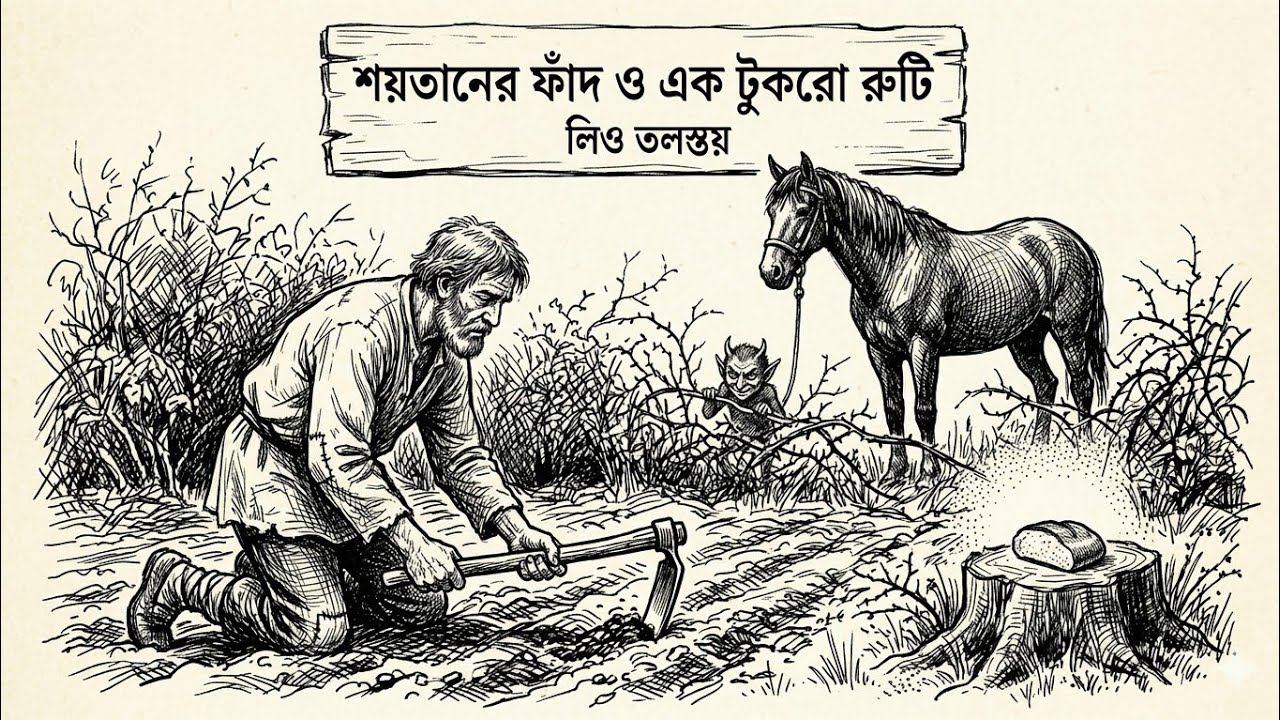 কালজয়ী গল্প এক টুকরো রুটি (audio story) Bangla story 