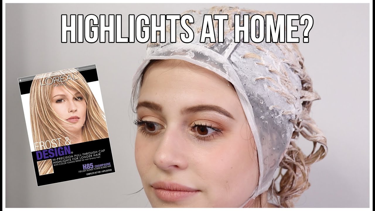 Dyeing my Hair with a HIGHLIGHTING CAP *at home for $10*