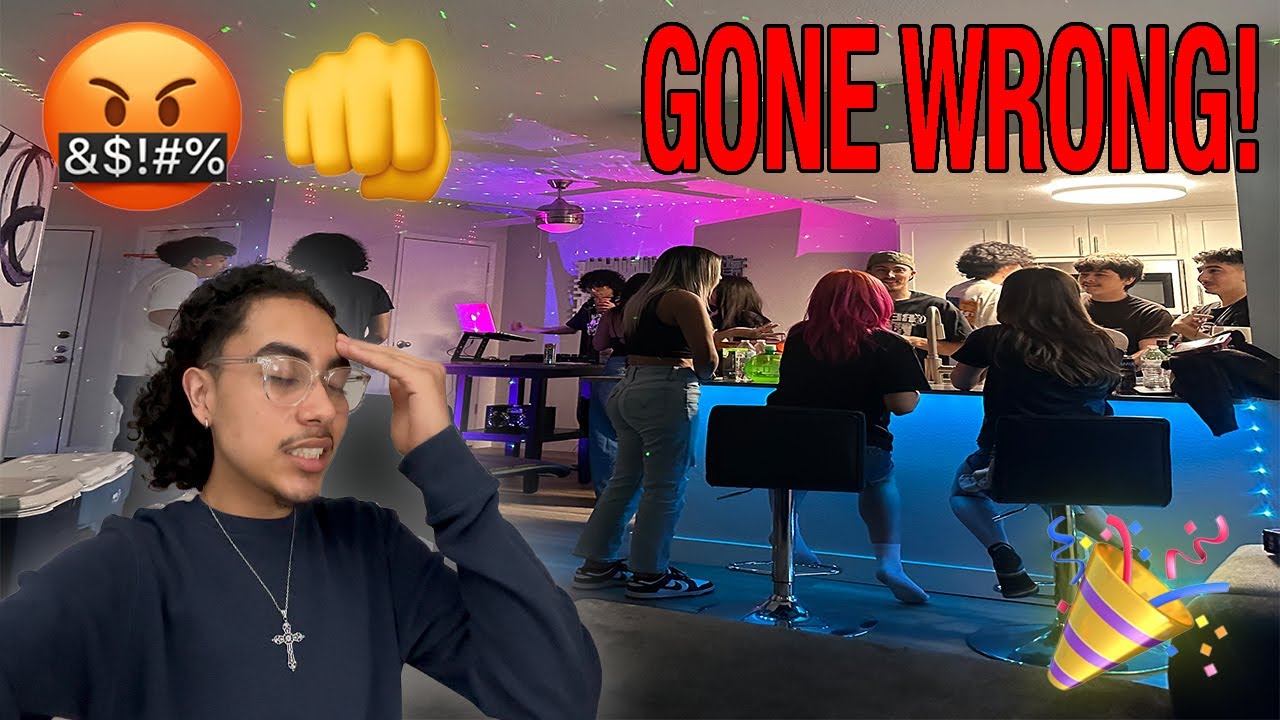 Throwing a Party For The First Time! (GONE WRONG)