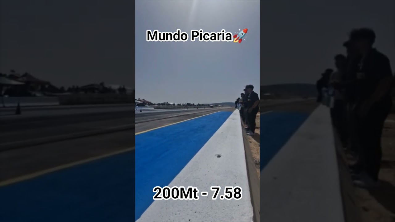Mundo da Picaria 🚀Drag Race 200Mt-Tempo 7.58 Tesla P100DL🆚Volkswagen 