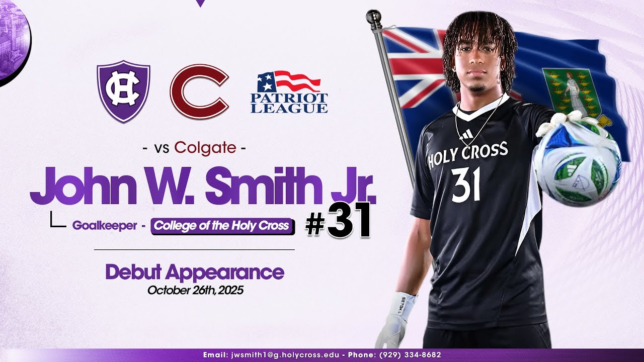 John W. Smith Jr. | Freshman Goalkeeper | College of the Holy Cross | Debut vs Colgate