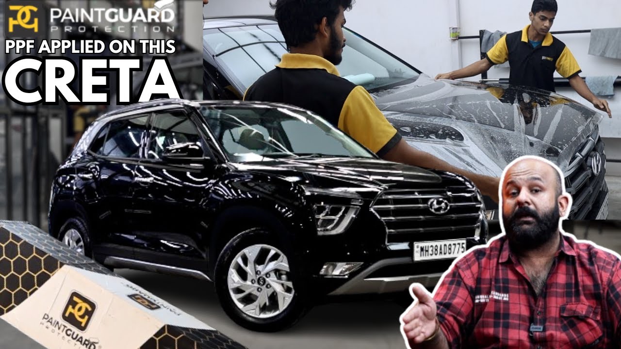 This Creta's paint is now out of DANGER ⚠️ | Paintguard PPF on this brand new Car  @Brotomotiv