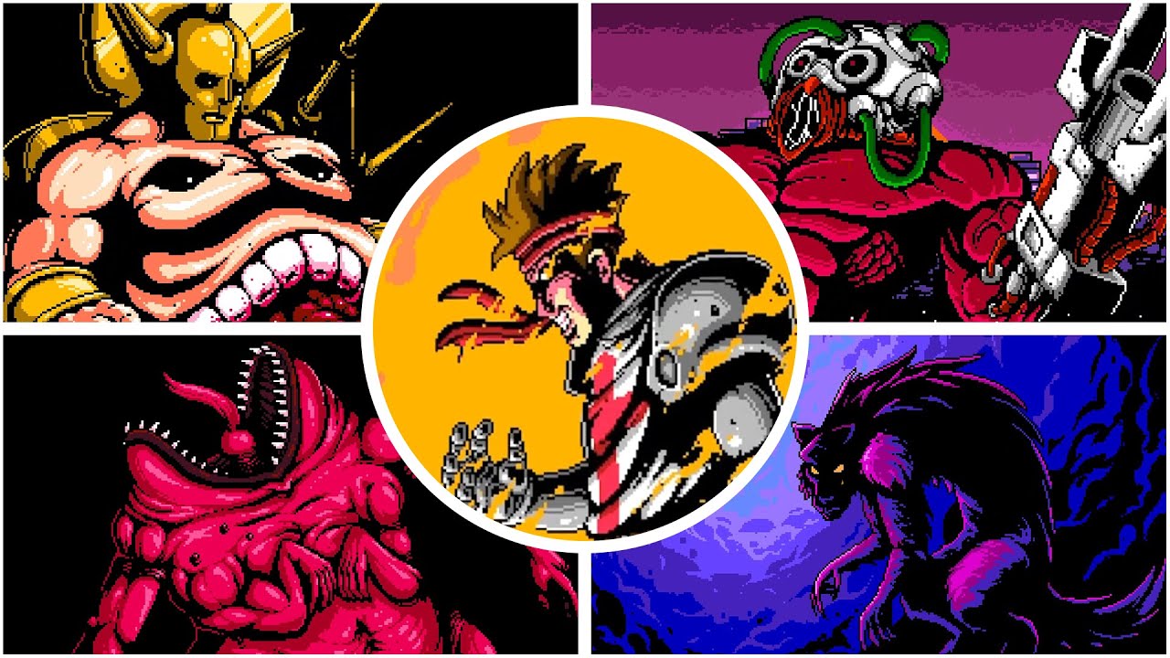 Infernax - All Bosses (No Damage) & Main Endings (Good/Evil/Redemption/True)