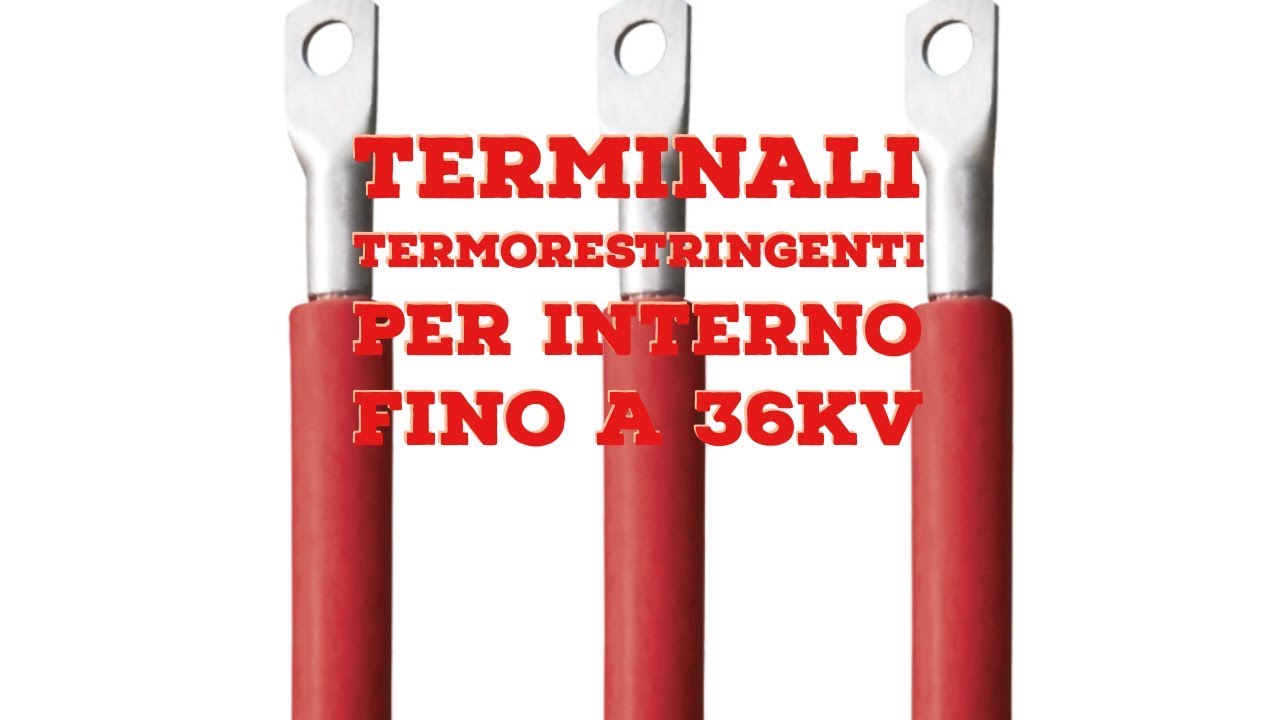 Terminaisons thermo-rétractables pour intérieur 36 kV