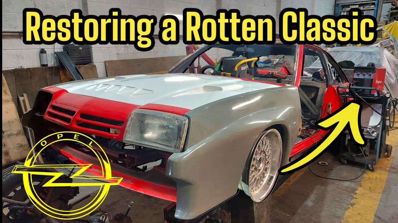 CAN WE REBUILD THIS OPEL MANTA ? ITS COMPLETELY ROTTEN ! CAN IT BE SAVED ?