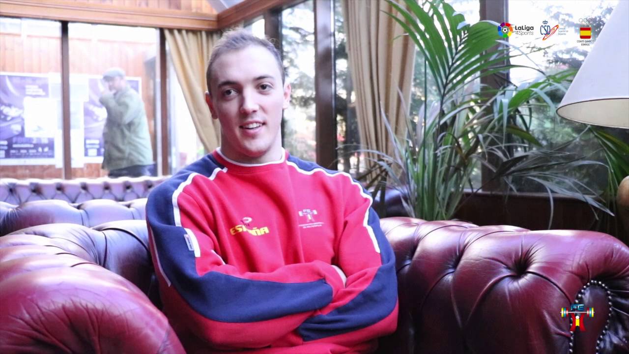 ANDRÉS MATA, CAT. 77KG PREVIA EUROPEO ABSOLUTO HALTEROFILIA, FORDE, 2016