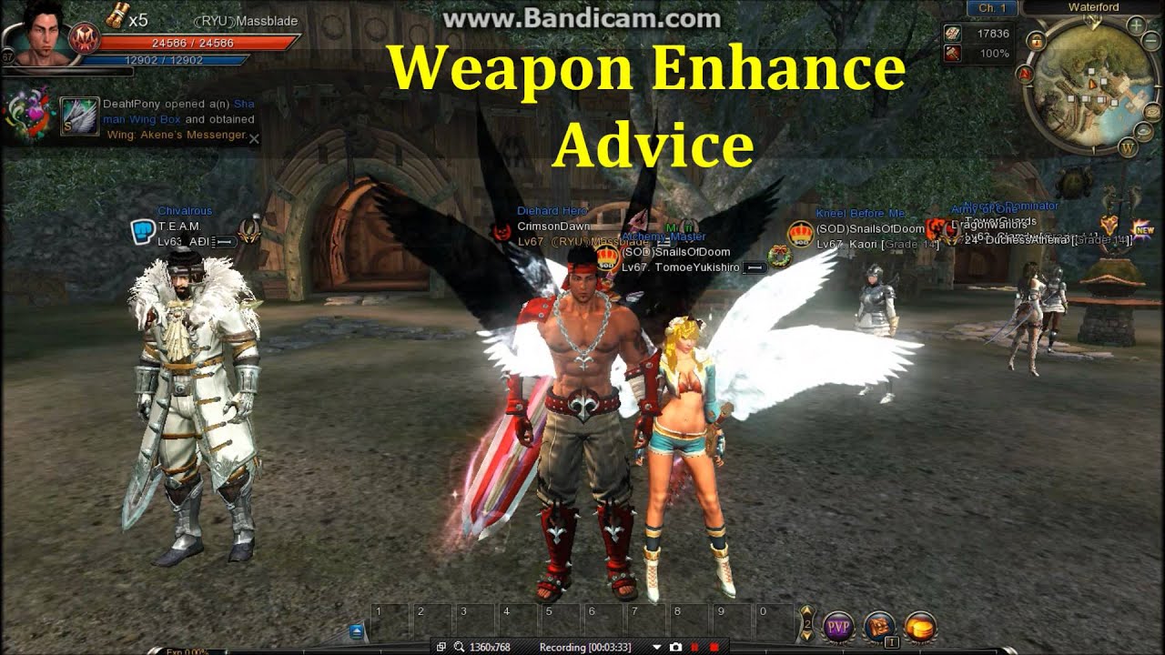 [C9 - Continent of the Ninth]: (RYU)Massblade ~ Weapon Enhancement Advice for '+15'