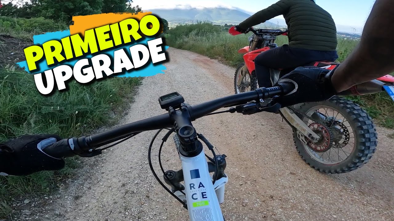 PRIMEIRO UPGRADE NA BIKE - ROCKRIDER RACE 700