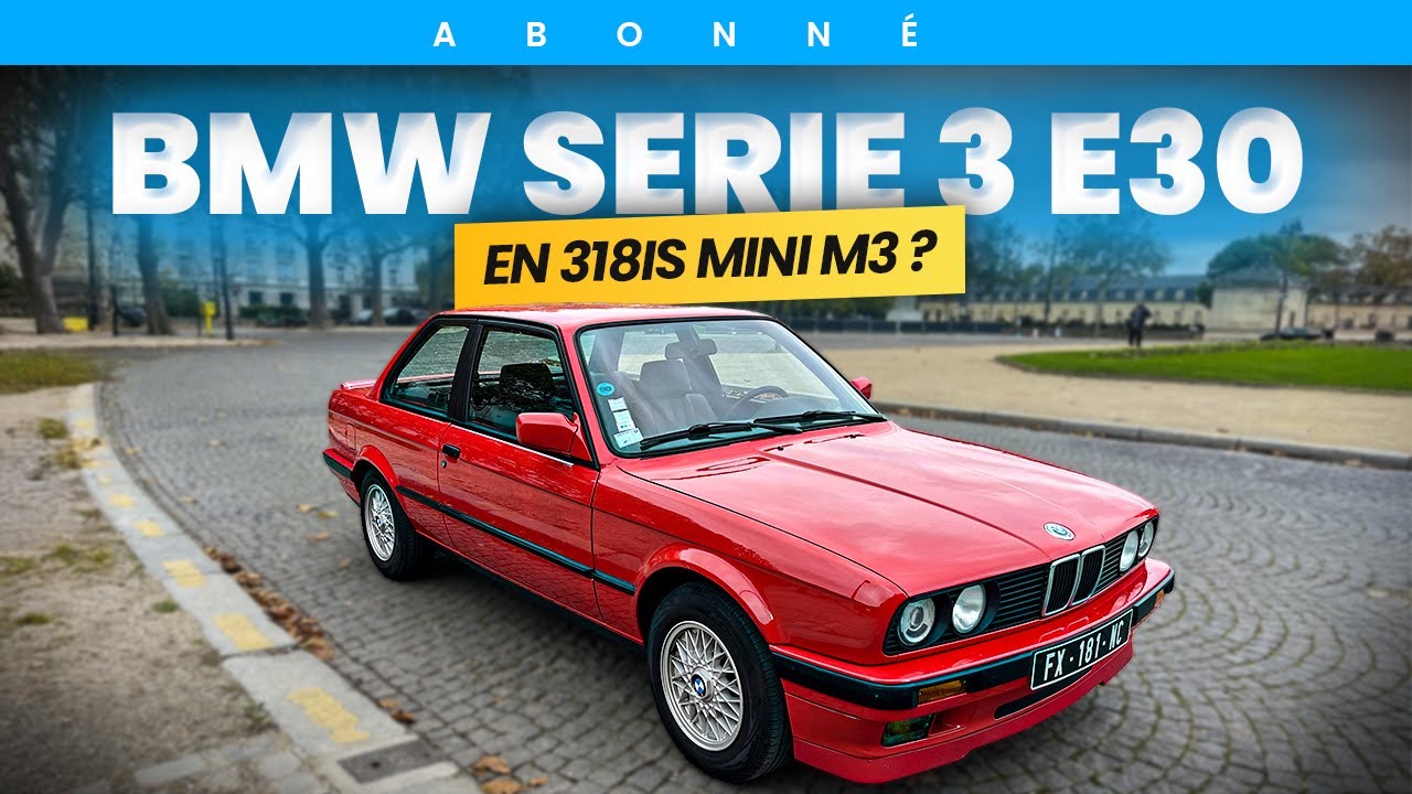BMW SERIE 3 E30 318is : Retour sur une icône des années 80 !