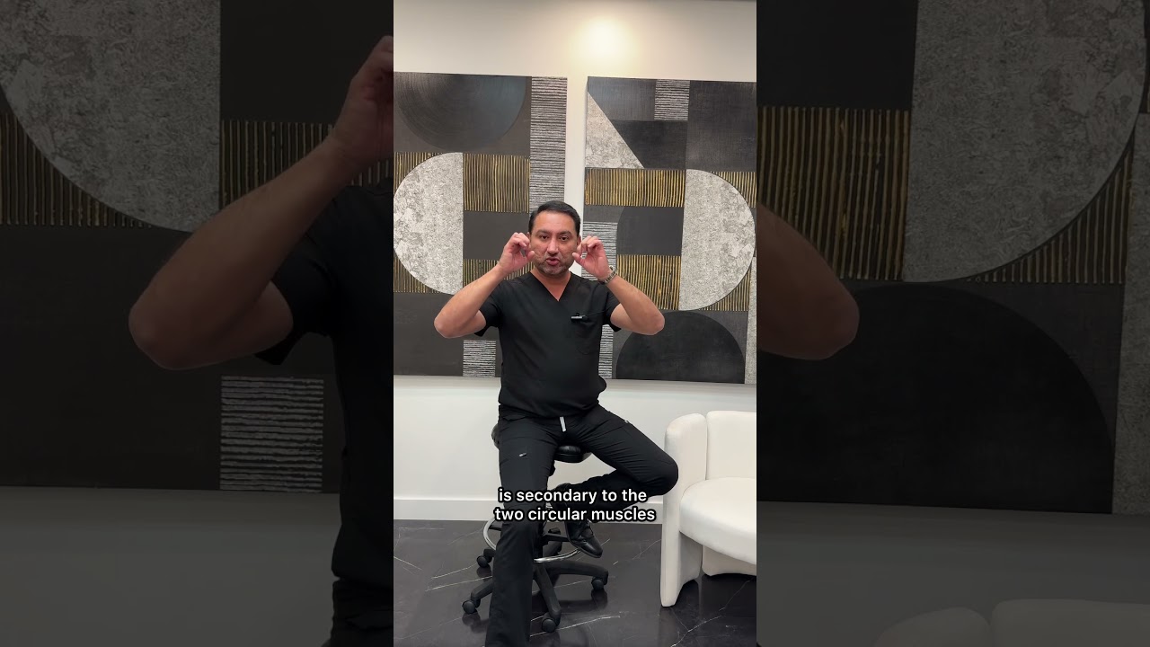 How can you fix eye asymmetry?