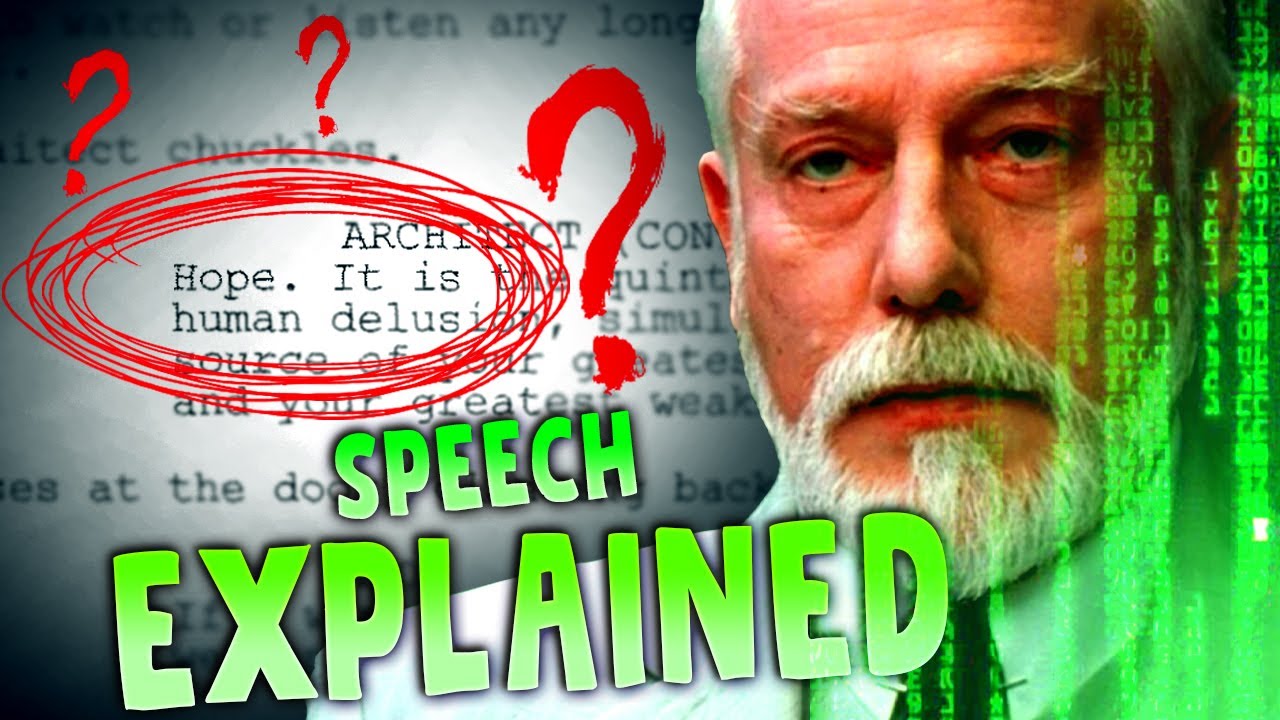 Matrix Architect Scene EXPLAINED || Matrix Explained, Matrix Reloaded Story