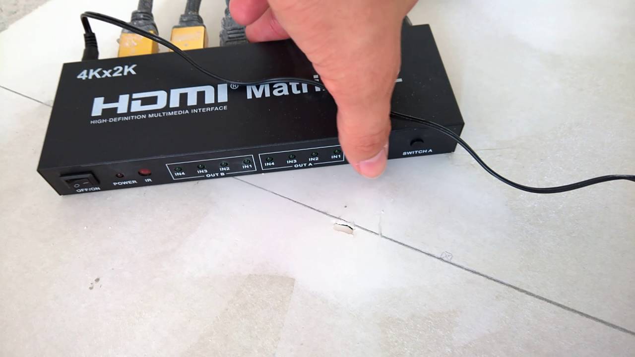 HDMI matrix 4x2