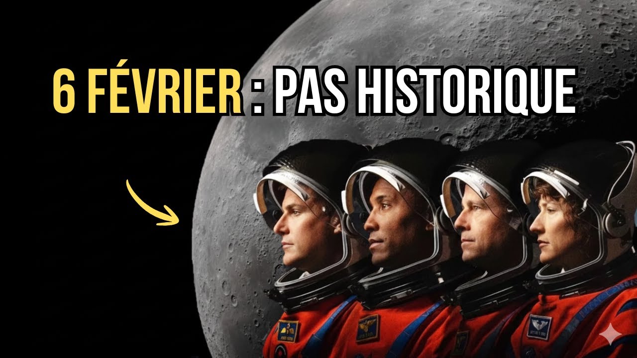 6 février : l’humanité retourne vers la lune après 50 ans d’absence!
