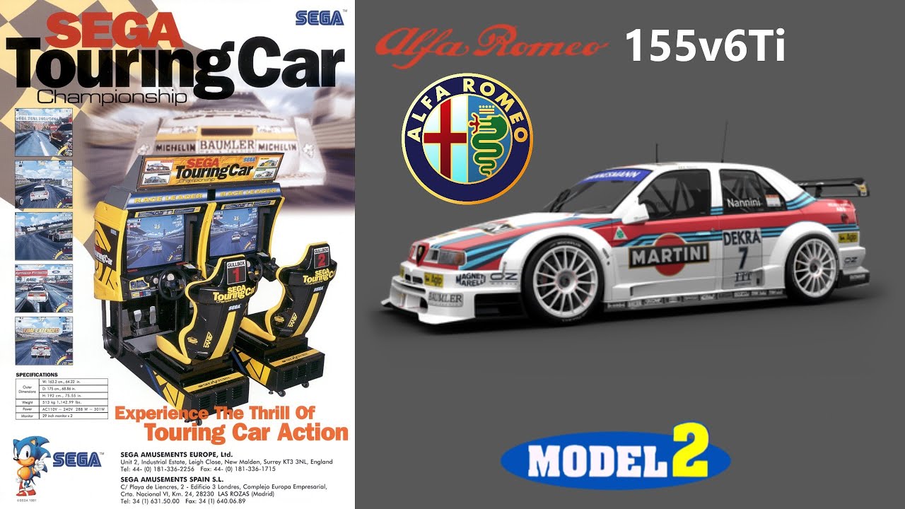 Sega Touring Car Championship (Arcade) - Alfa Romeo 155 v6 Ti (1cc) (feat. Trance)