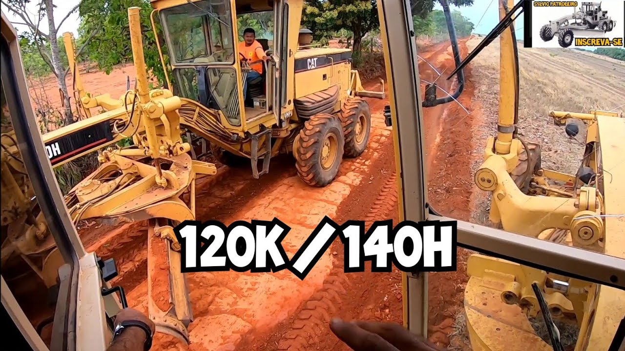 Dupla dinâmica /Motoniveladora caterpillar 120K 140H /Grader niveleuse motoconformadora patrola