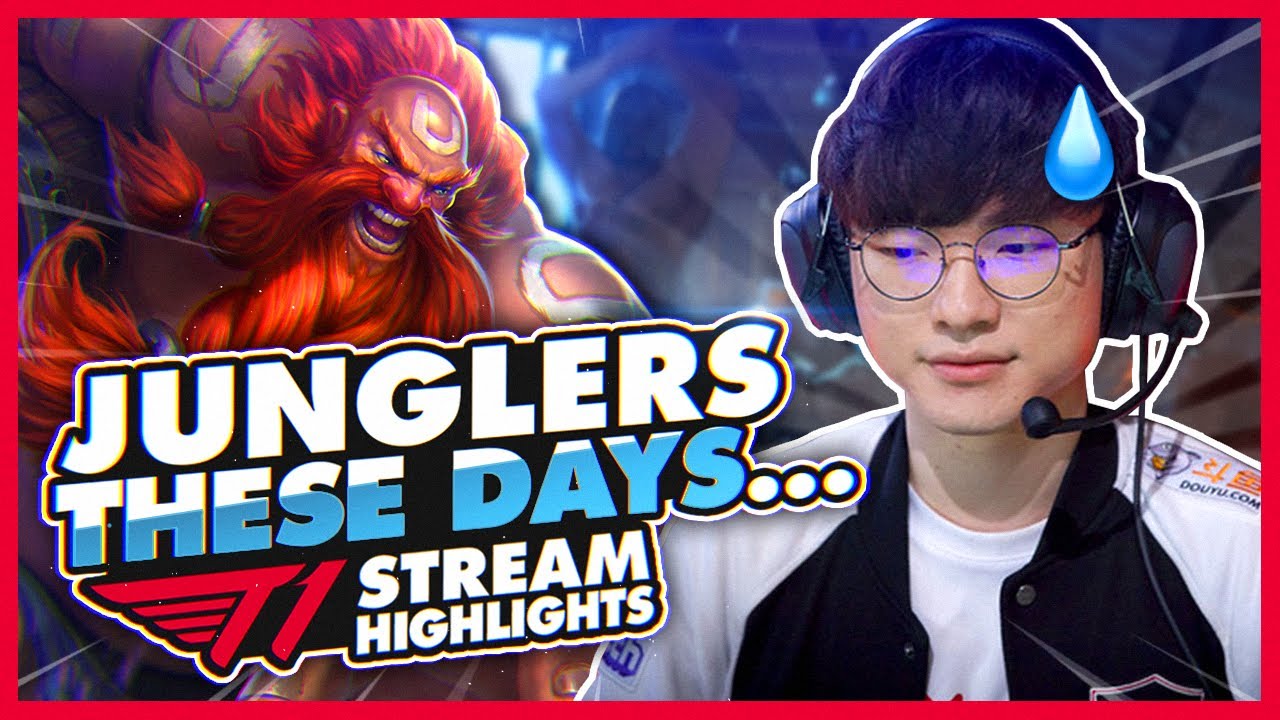 Junglers aren't on Faker's Level? | T1 League of Legends Stream Highlights
