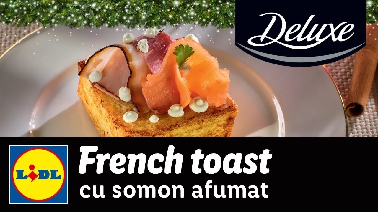 French toast cu somon afumat si prosciutto &bull; reteta Bucataria Lidl