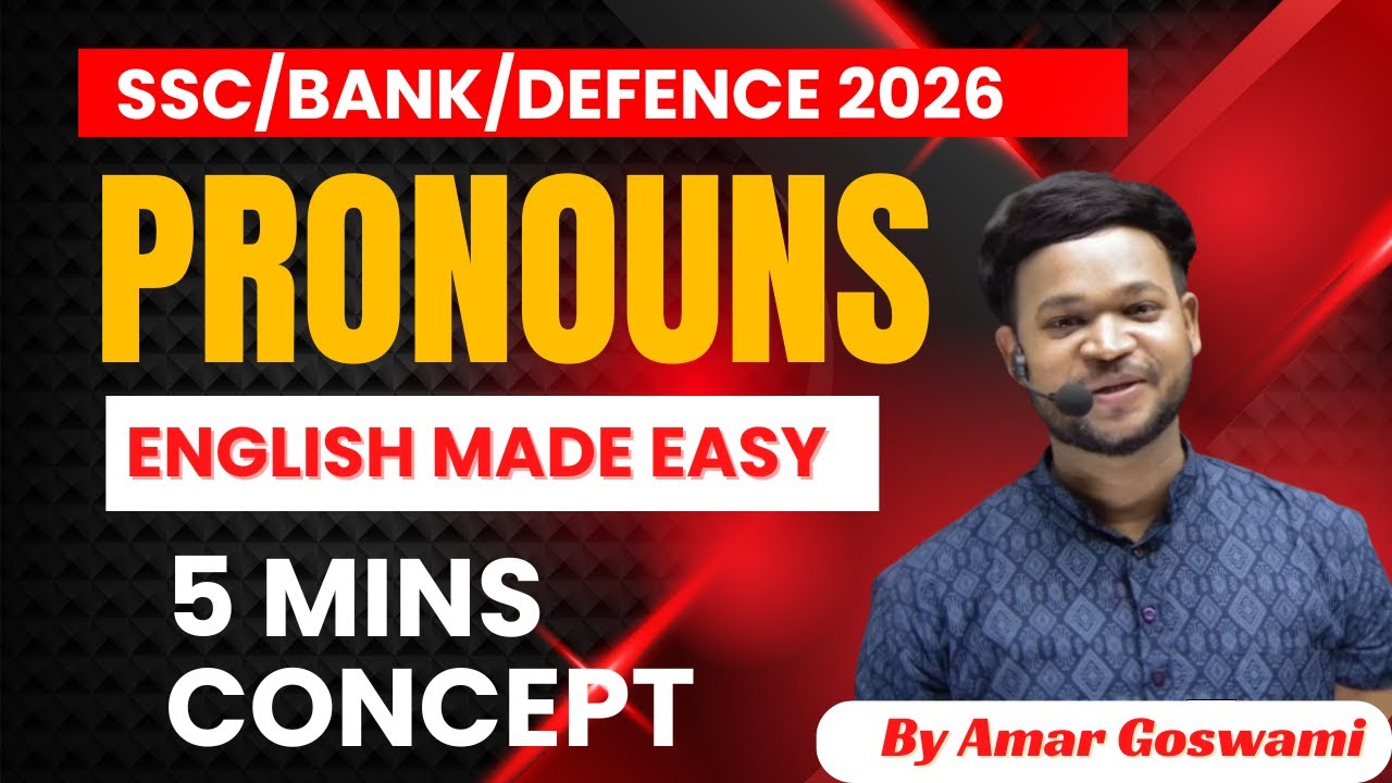 HOW PRONOUNS CAME ?| HISTORY OF PRONOUNS| TARGET SSC CGL 2026