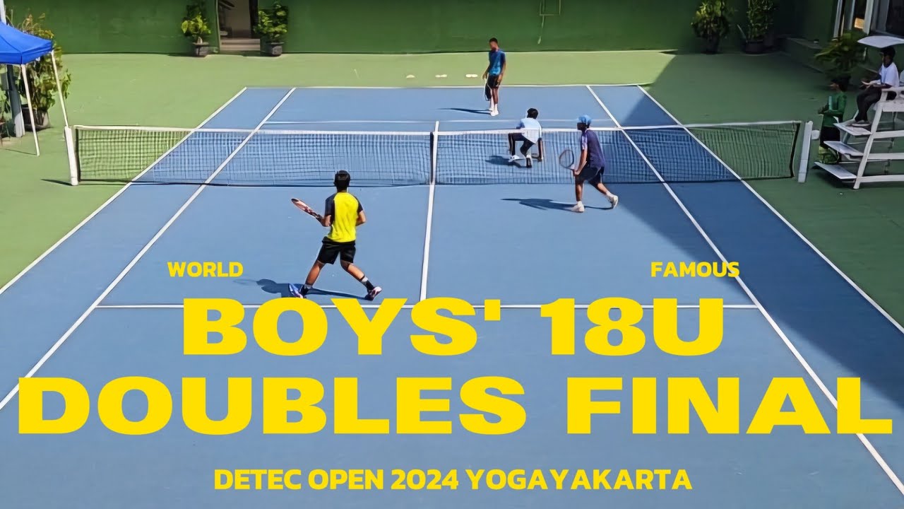 Detec Open 2024 Yogyakarta - Boys' 18U Doubles Final | National Junior Tennis Tournament | SET 2
