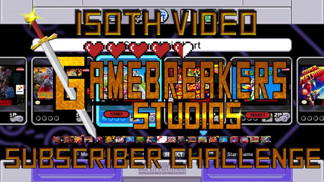 Gamebreakers Studios Subscriber Challenge #1 (150th Video)