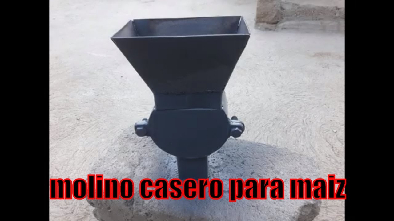 Como hacer un molino de maíz casero económico
