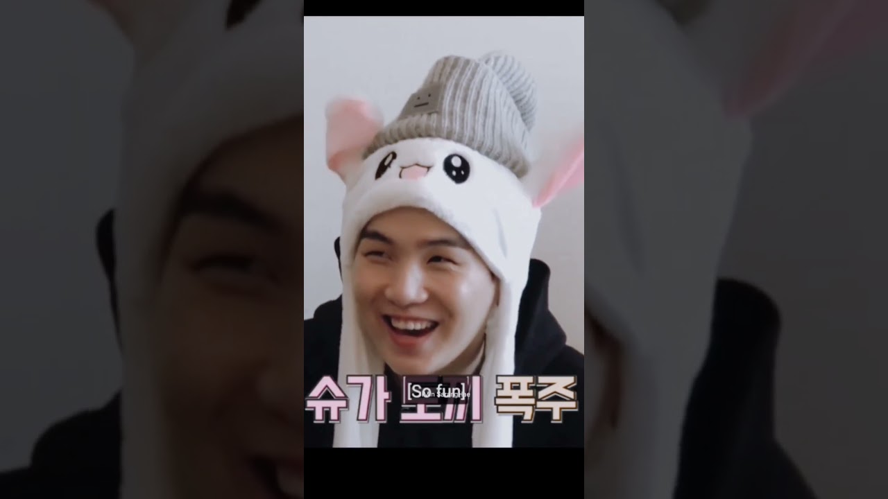 cutest reaction of Yoongi💜 in Run BTS - rabbit game #yoongi #jimin #bts #shorts