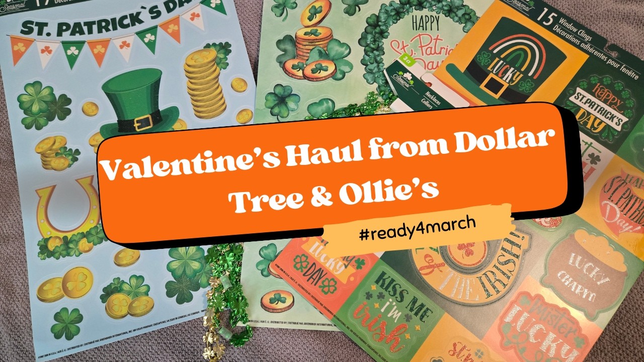 Valentine's Day Haul from Dollar Tree and Ollies!