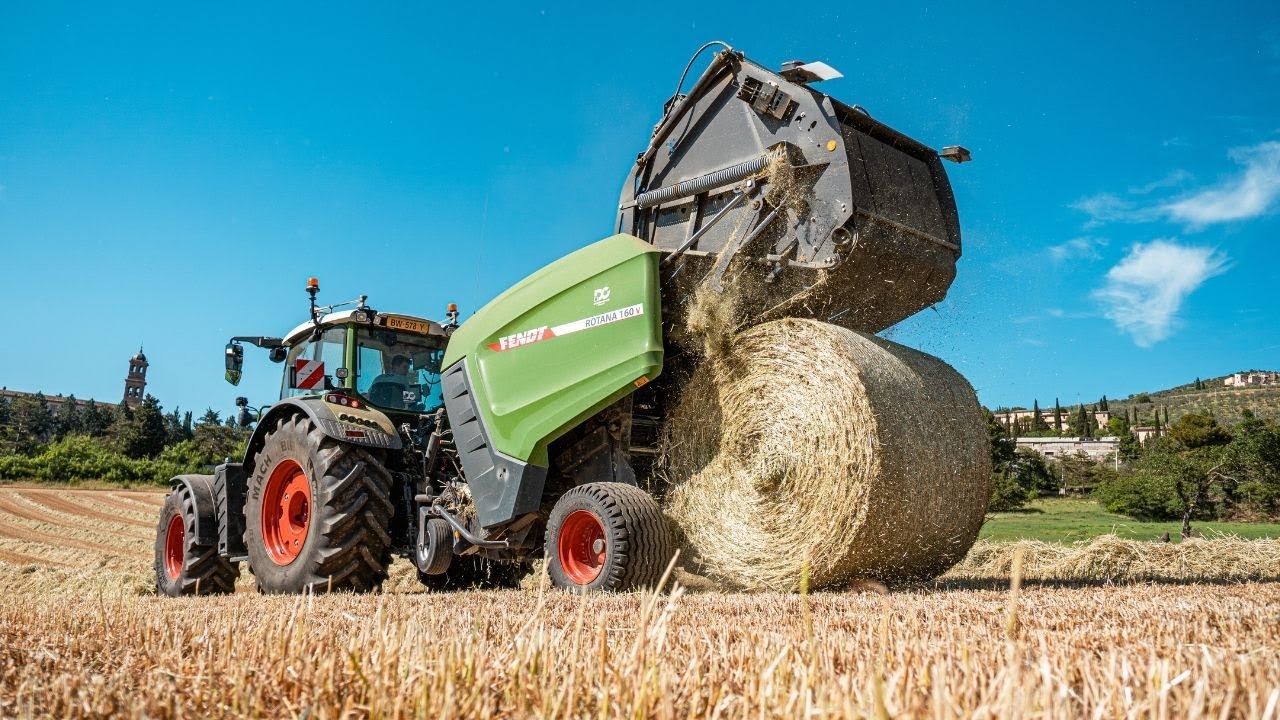 Fendt 718 & Rotana 160V | Pressatura fieno 2022 | Fazi