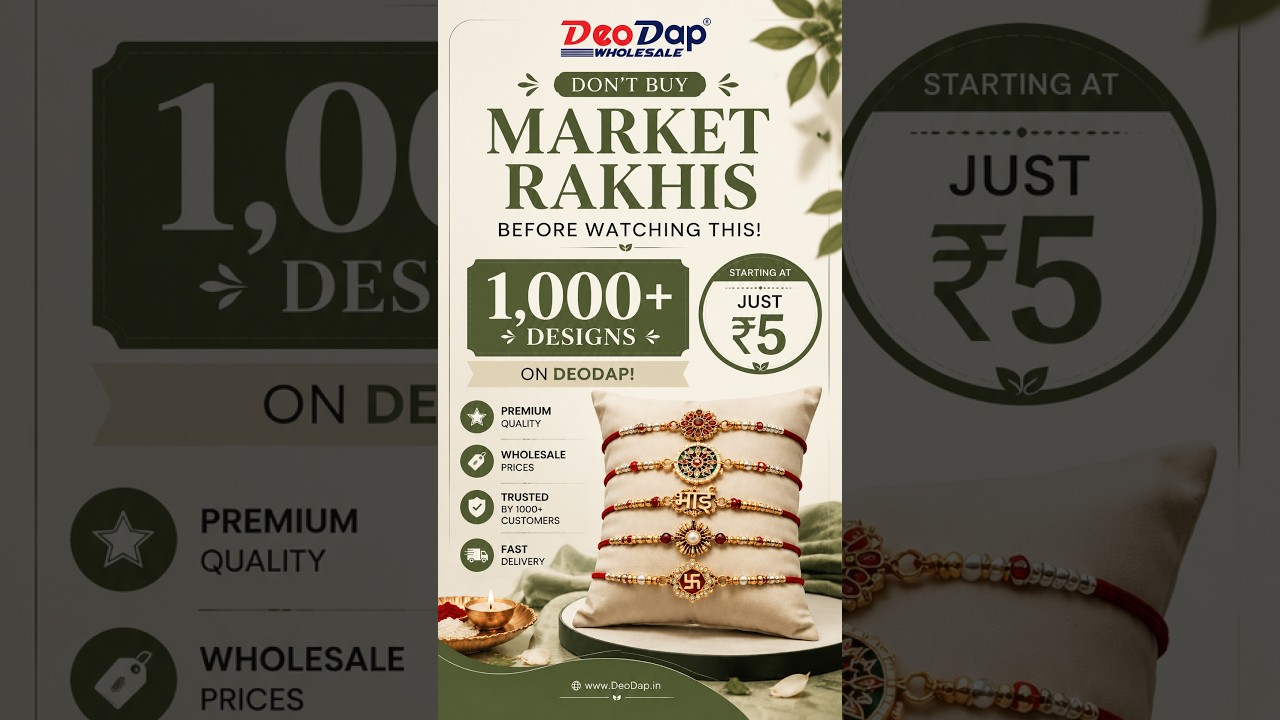 1000+ Wholesale Rakhi Designs Starting at ₹5 | Bumper Rakhi Sale for Retailers | DeoDap