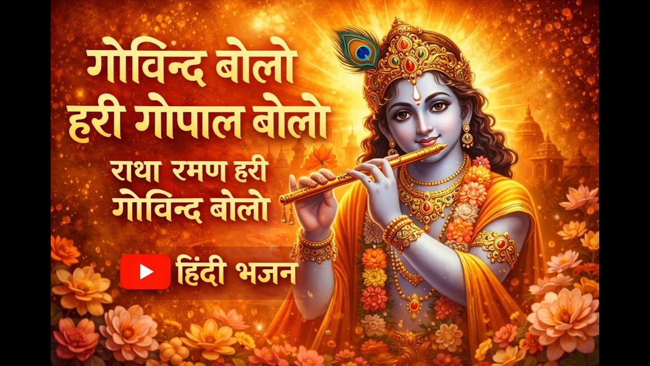 गोविंदे बोलो हरी गोपाले बोलो | मन को शांति देने वाला कृष्ण भजन