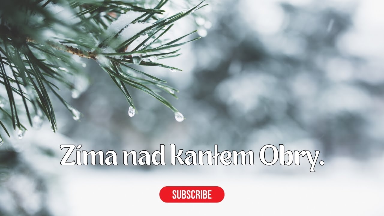 Zimowa aura nad Kanałem Obry