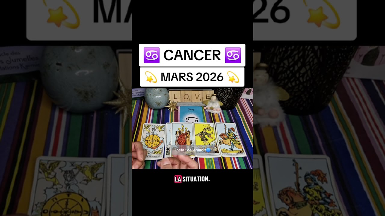 🔮✨ PRÉVISIONS ASTROLOGIQUES – MARS 2026 ✨🔮♋ Natifs du Cancer