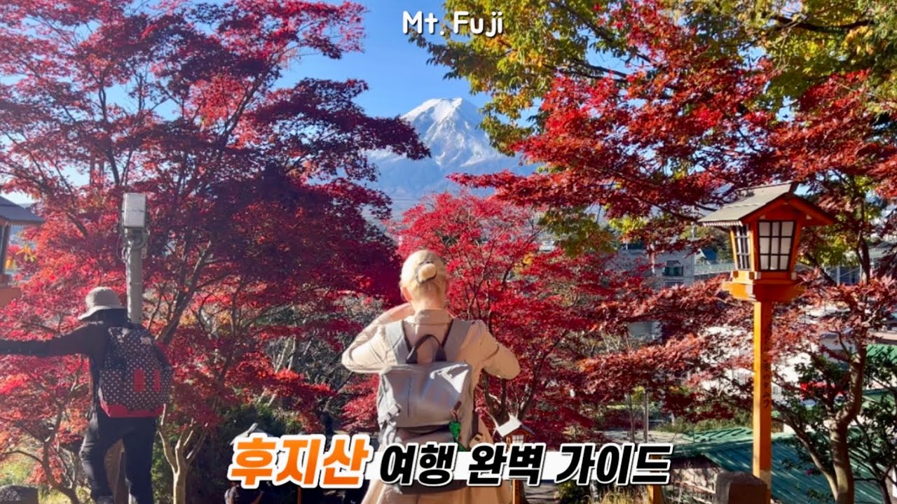 후지산 이 영상 하나로 끝(가을 단풍 절정)ㅣ일본 여행ㅣ일본 브이로그ㅣFujisan Travel Guide