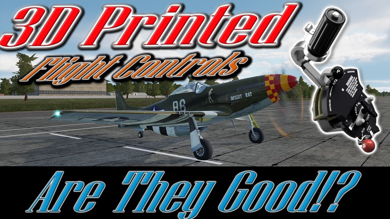 FREE 3D Printed Flight Controls Good? MSFS