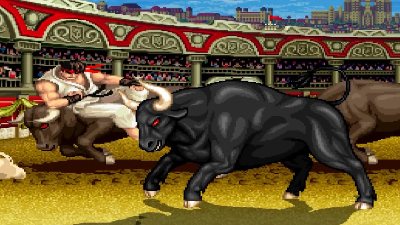 Street Fighter 2 Turbo HD Remix - Ryu vs Furious Ox [ Mugen Battle 2023 ]