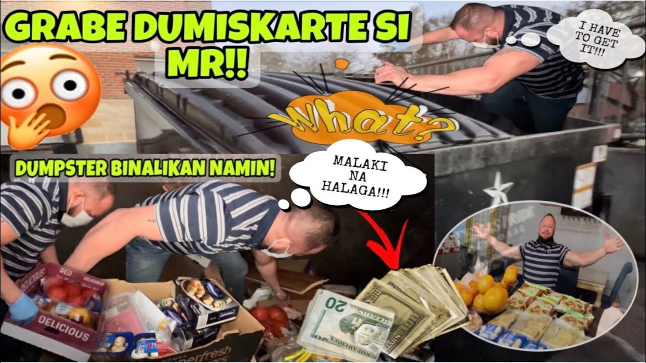 DUMPSTER DIVING | ANG LAKING HALAGA! SWERTE! | HINAKOT ANG BASURA NI MR! PANAHON NG GRASYA! 🇺🇸🇵🇭