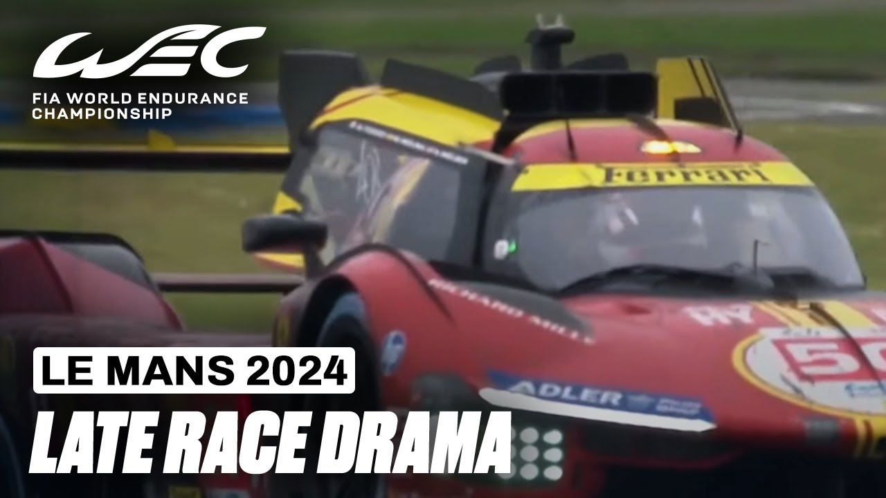 Race Leaders Door Hanging by a Hinge 😵 | 24 Hours of Le Mans 2024 | FIA WEC