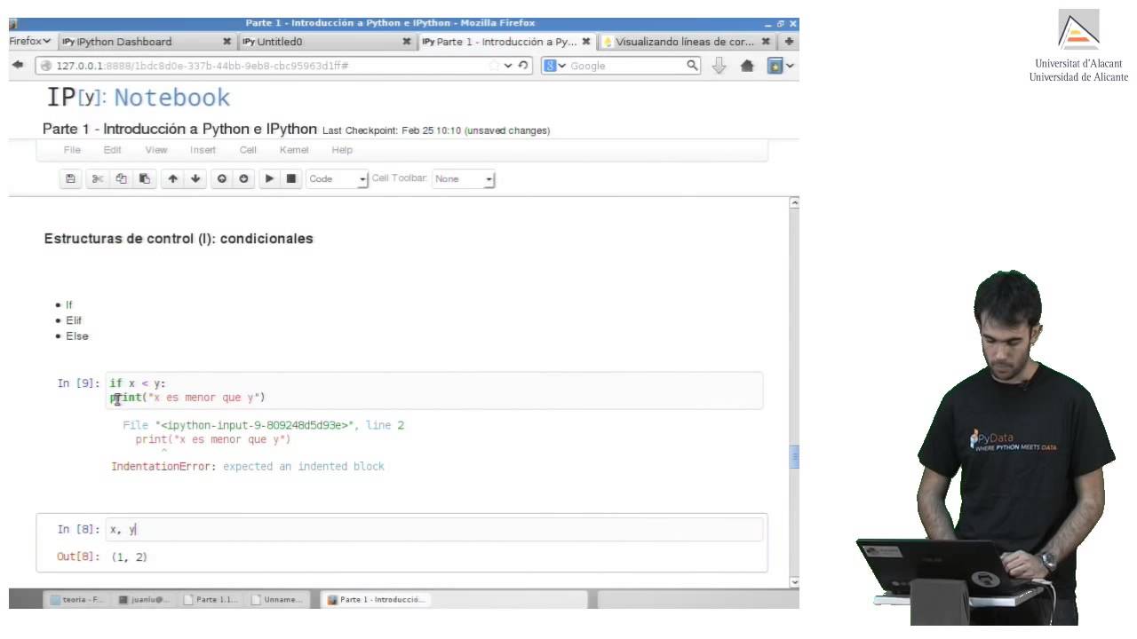 Introducción a Python e IPython - Parte 1.2 - Curso Python para científicos e ingenieros