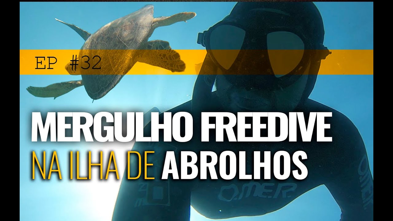 MERGULHO FREEDIVE NA ILHA DE ABROLHOS/BA - EP #32