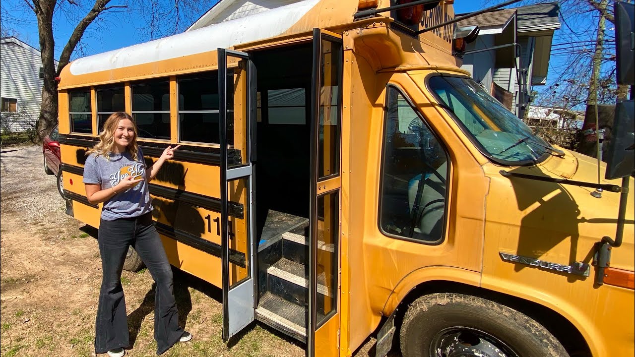 I BOUGHT A BUS! Goodbye Van Life - Pre Build  Tour